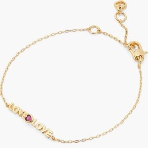 Kate Spade Love you, Mom Love Pendant Bracelet NWT